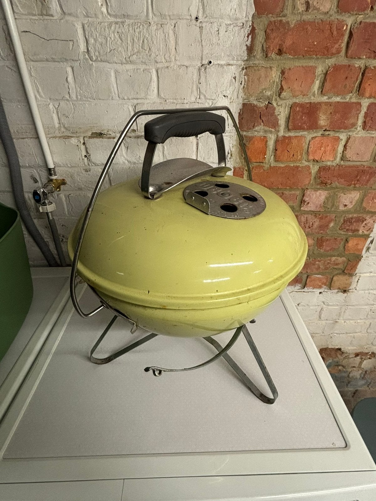 Weber Smokey Joe Green, Ophalen, Gebruikt