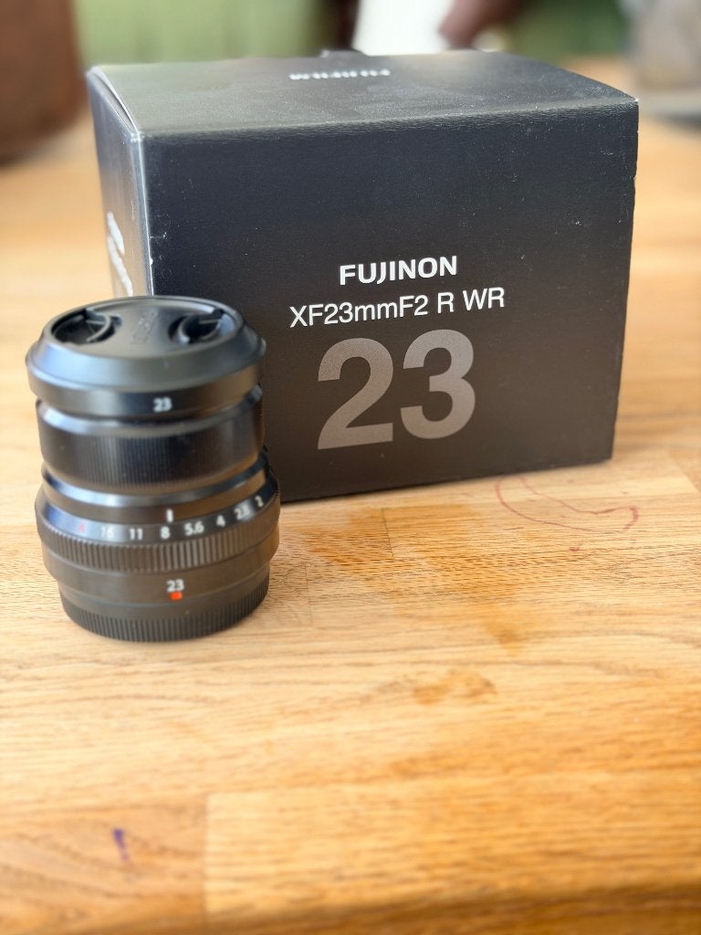 Fujifilm lens XF 23mm f2.0 R Rw, Fujifilm, Monture Fujifilm X, Lentille standard, Comme neuf