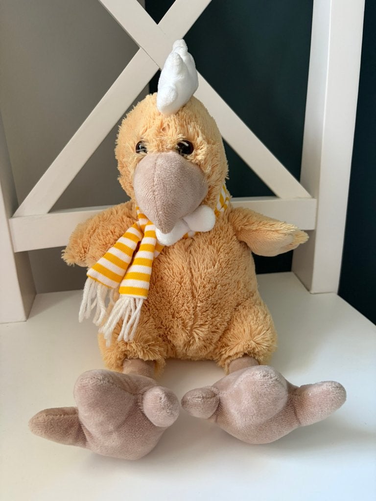 Knuffel kip J-line, Overige merken, Geel, Overige typen, Ophalen of Verzenden
