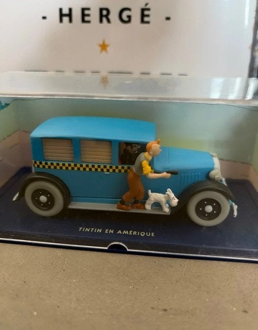 Kuifje in Amerika auto - Tintin en Amérique / Éditions Atlas, Verzamelen, Ophalen of Verzenden, Kuifje, Nieuw, Beeldje of Figuurtje