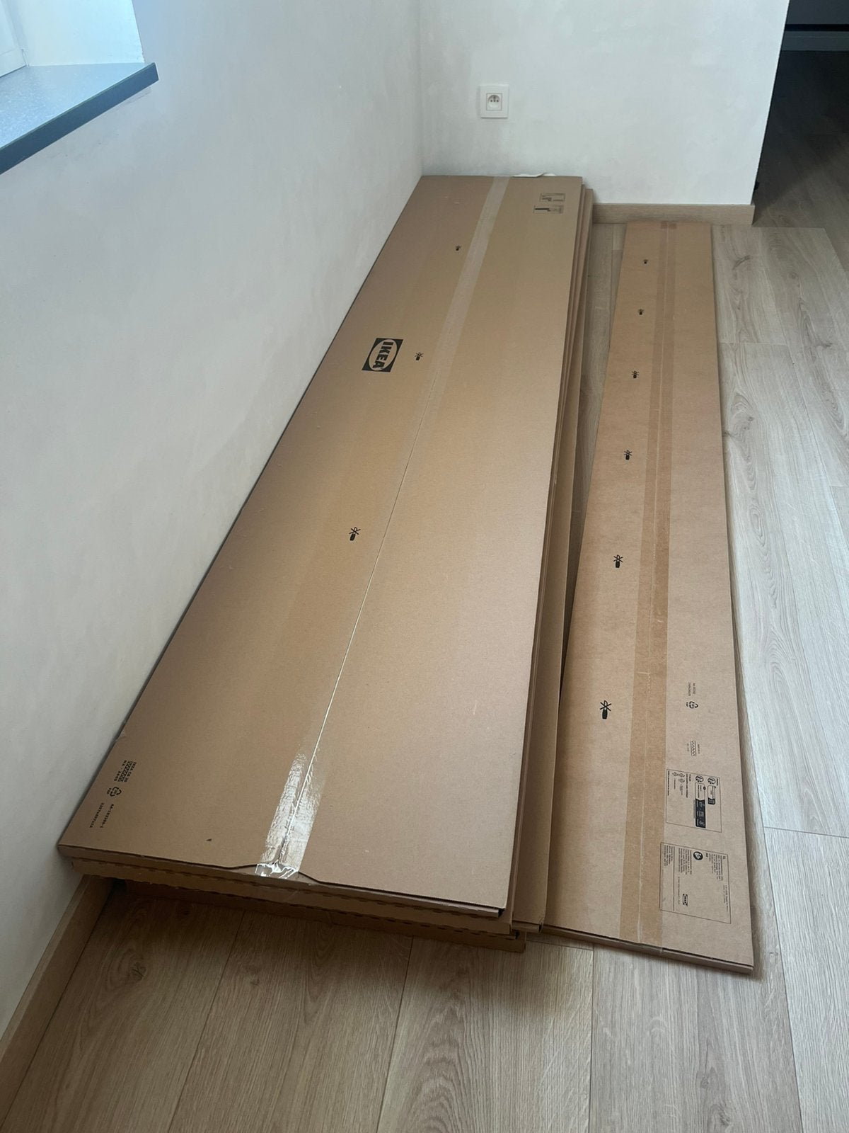 Nieuw! Witte deuren Forsand Ikea Pax, Ophalen, 200 cm of meer, Nieuw, 50 tot 100 cm