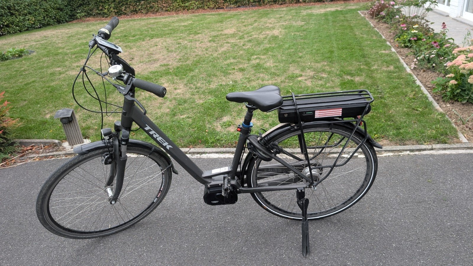 elektrische damesfiets Trek, Ophalen