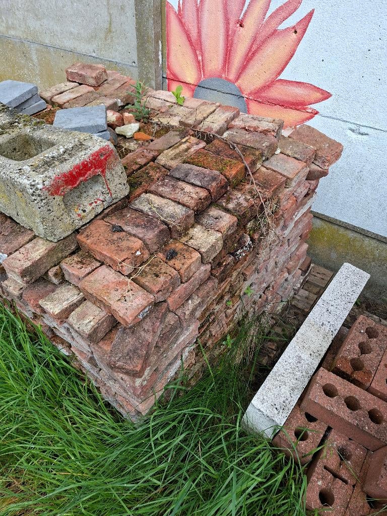 bakstenen, Ophalen, Gebruikt, Bakstenen