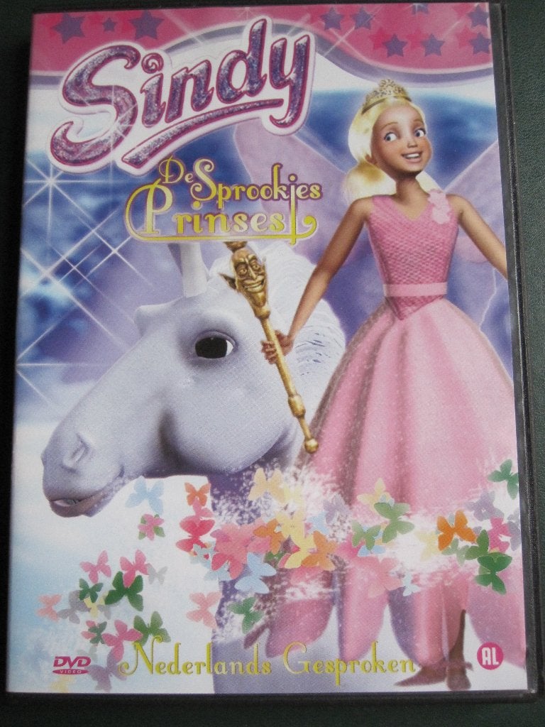 Sindy De Sprookjesprinses, Animatie, Zo goed als nieuw, Alle leeftijden, Amerikaans