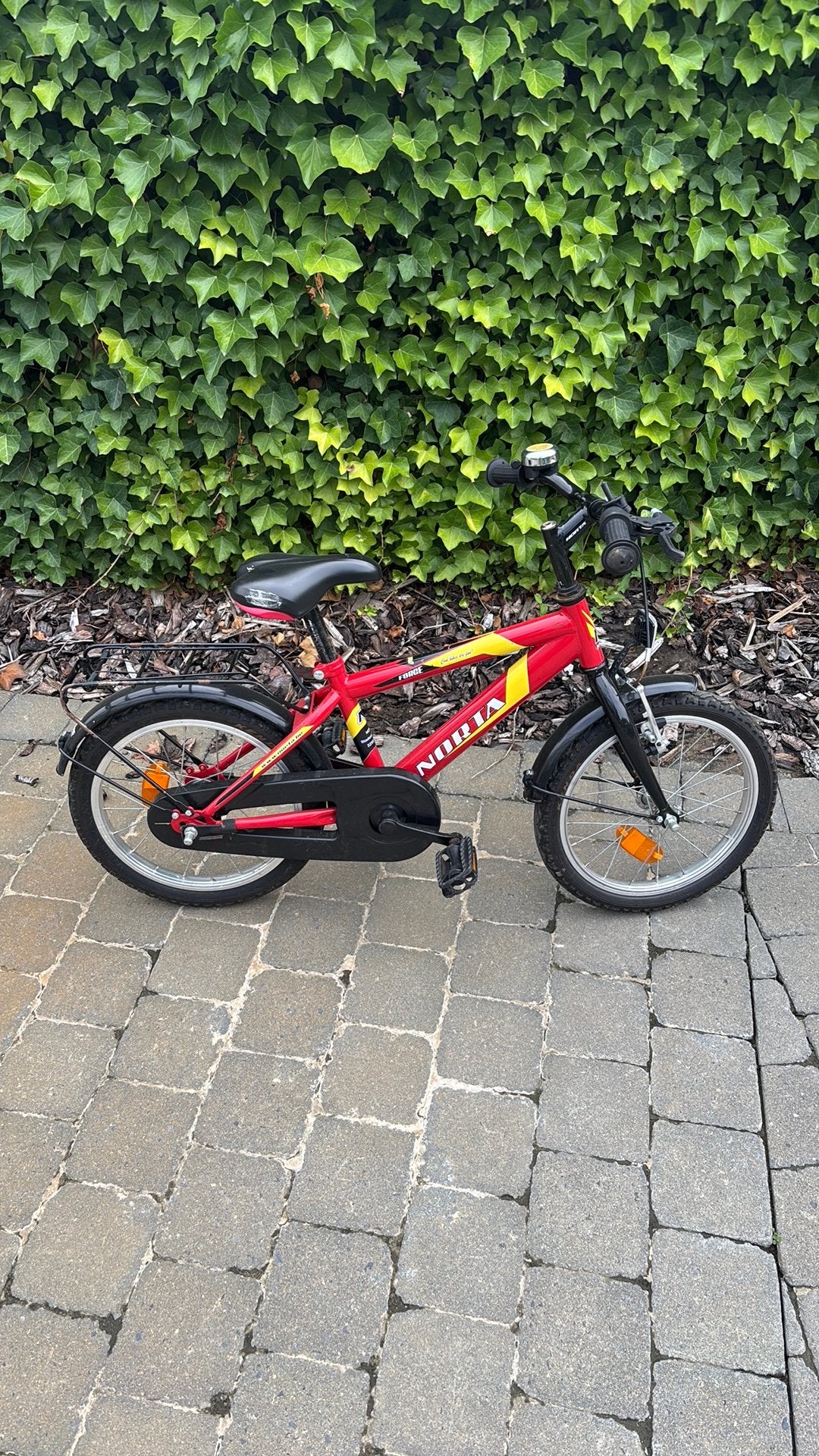 Norta jongensfiets 16inch, Fietsen en Brommers, Ophalen, Gebruikt, Velgrem, 16 tot 20 inch