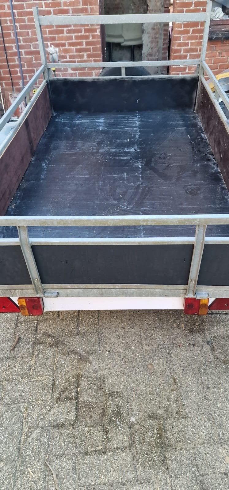 aanhangwagen enkel as 125x200, Ophalen