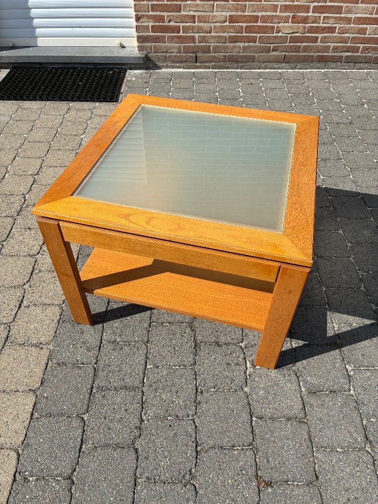 Salontafel, Maison & Meubles, 50 à 100 cm, Carré, Enlèvement, Utilisé
