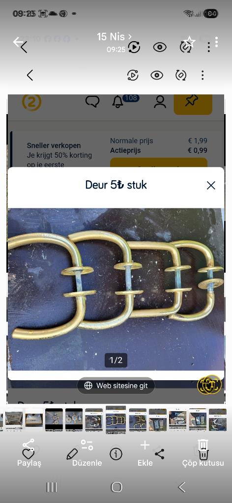 Deur kling en slot, Ophalen