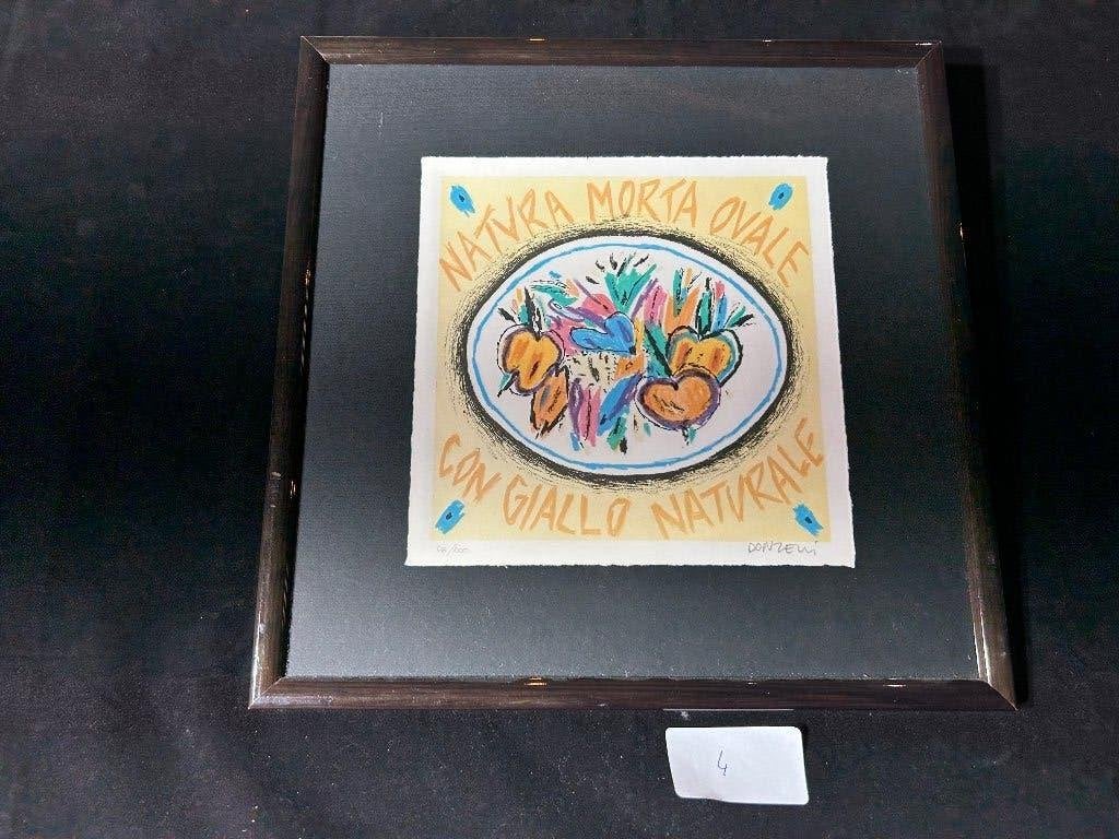 Bruno Donzelli Litho Natura Morta Édition ovale 2/100, Antiquités & Art, Art | Peinture | Classique, Encadré, Enlèvement, Autres styles