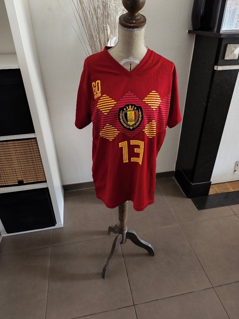 Maillot de la Belgique, Sport en Fitness, Voetbal, Maat M, Ophalen of Verzenden, Zo goed als nieuw, Shirt