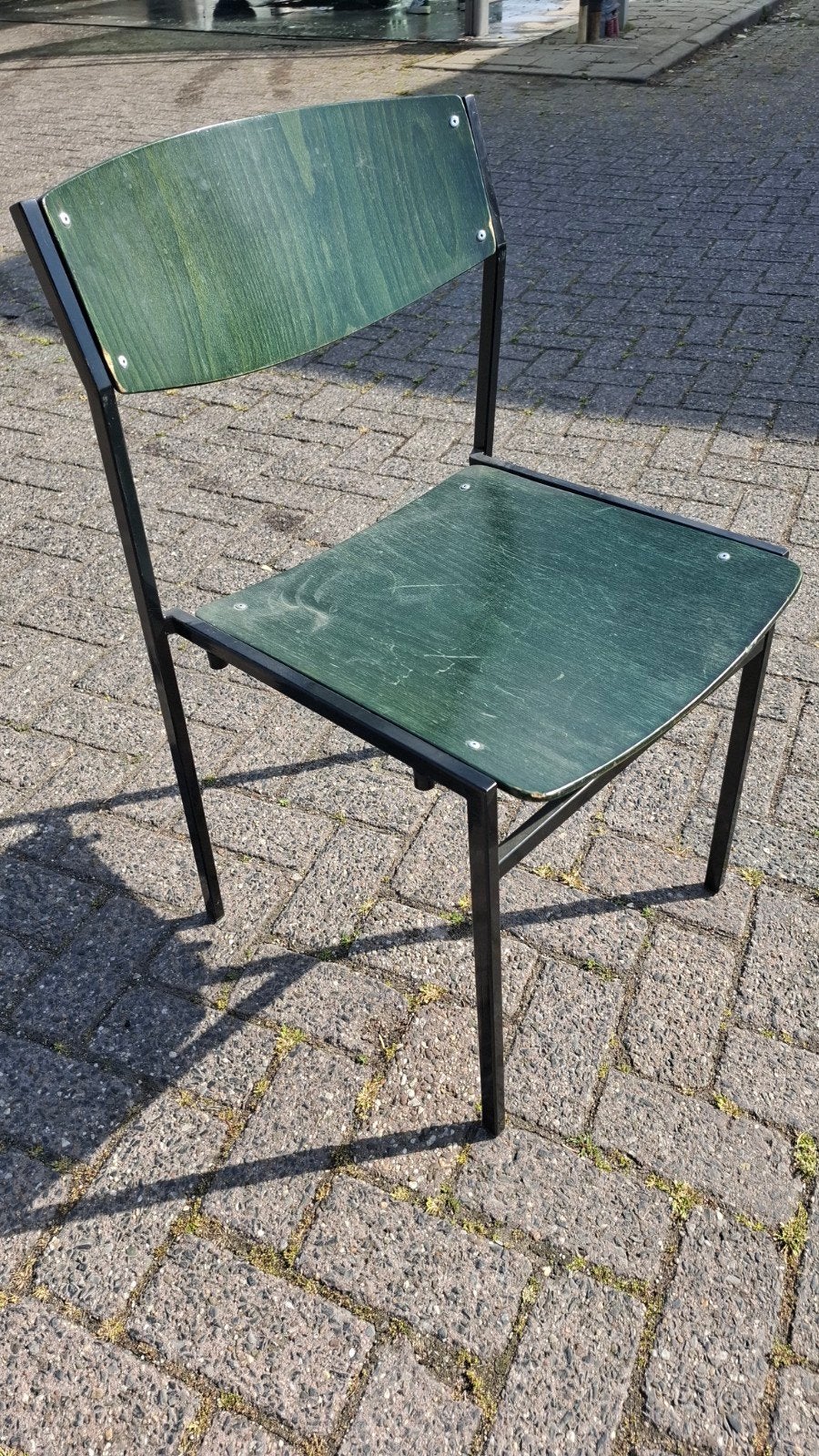 34 vintage horeca VD SLUIS design retro industriële stoelen, Enlèvement ou Envoi, Comme neuf, Cinq, Six Chaises ou plus, Métal