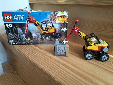 LEGO City - 60185 - L' excavatrice avec marteau-piqueur, Ophalen, Gebruikt, Lego, City