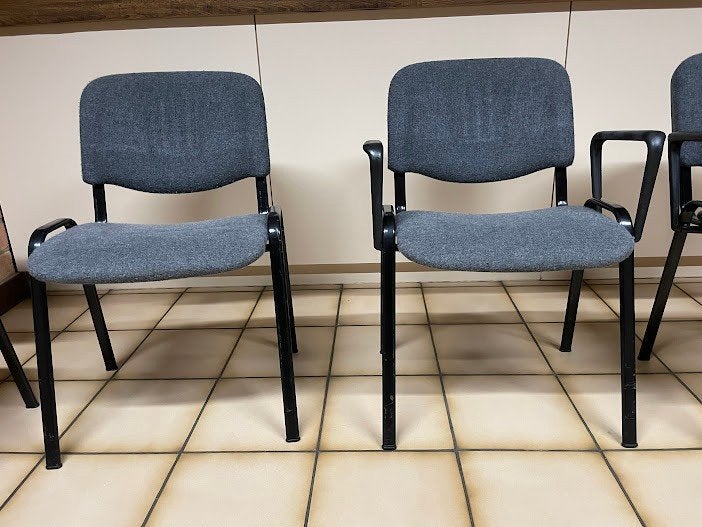 chaises de conférence ergonomiques, Gris, Enlèvement, Utilisé, Chaise de bureau