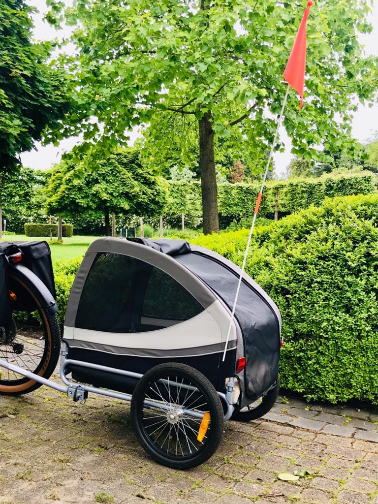 Doggyhut TOBI large Hondenkar, Fietsen en Brommers, Ophalen, Opvouwbaar, 20 tot 40 kg, Zo goed als nieuw