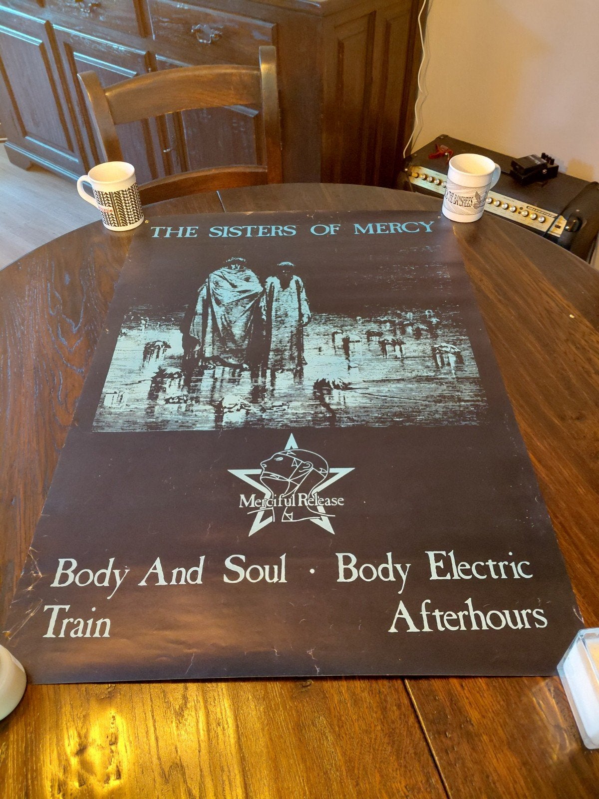 vintage poster The sisters of mercy, Ophalen of Verzenden, Gebruikt, Boek, Tijdschrift of Artikel