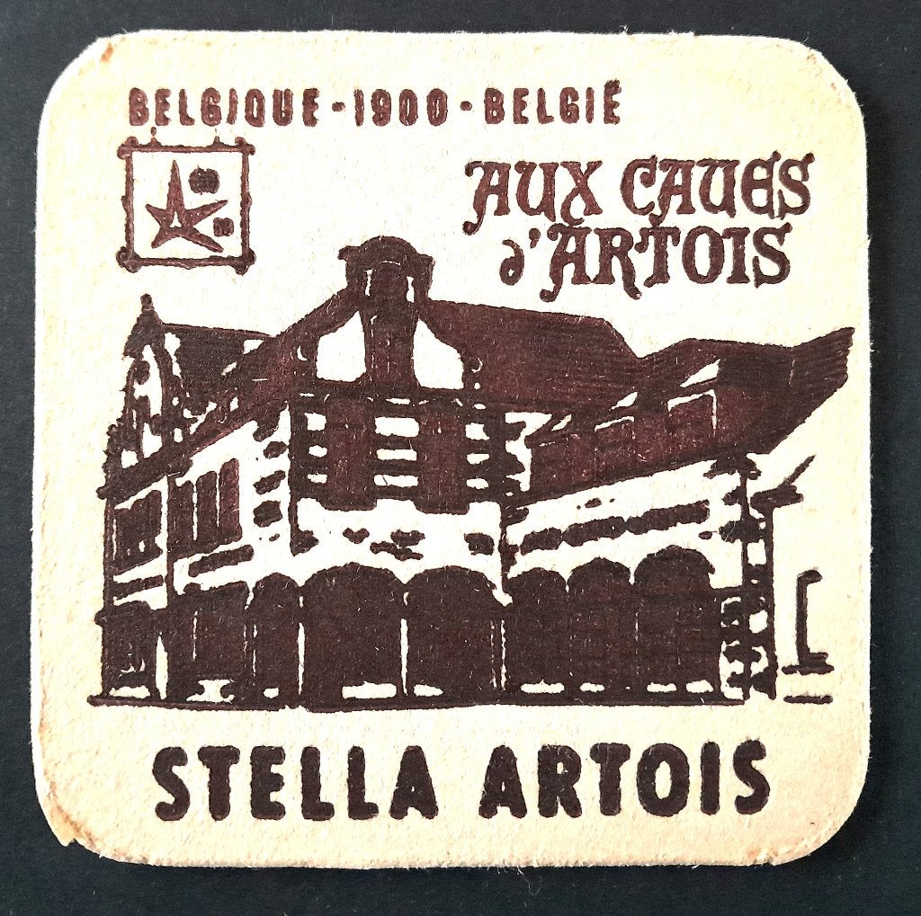 Brasserie Stella Artois Sous Bock Expo 58, Verzamelen, Verzenden, Gebruikt, Viltje(s), Stella Artois