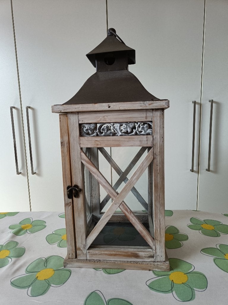 Lantaarn - kaarsenhouder, Antiquités & Art, Curiosités & Brocante, Enlèvement