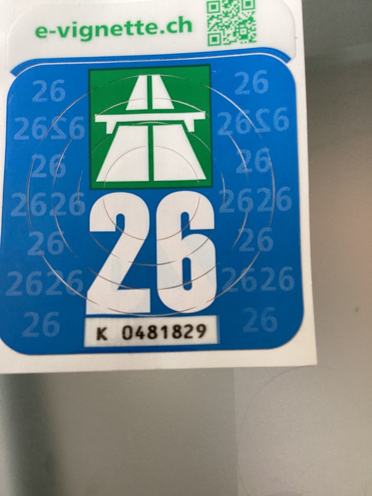 Vignet zwitserland, Tickets & Billets, Vignettes automobiles