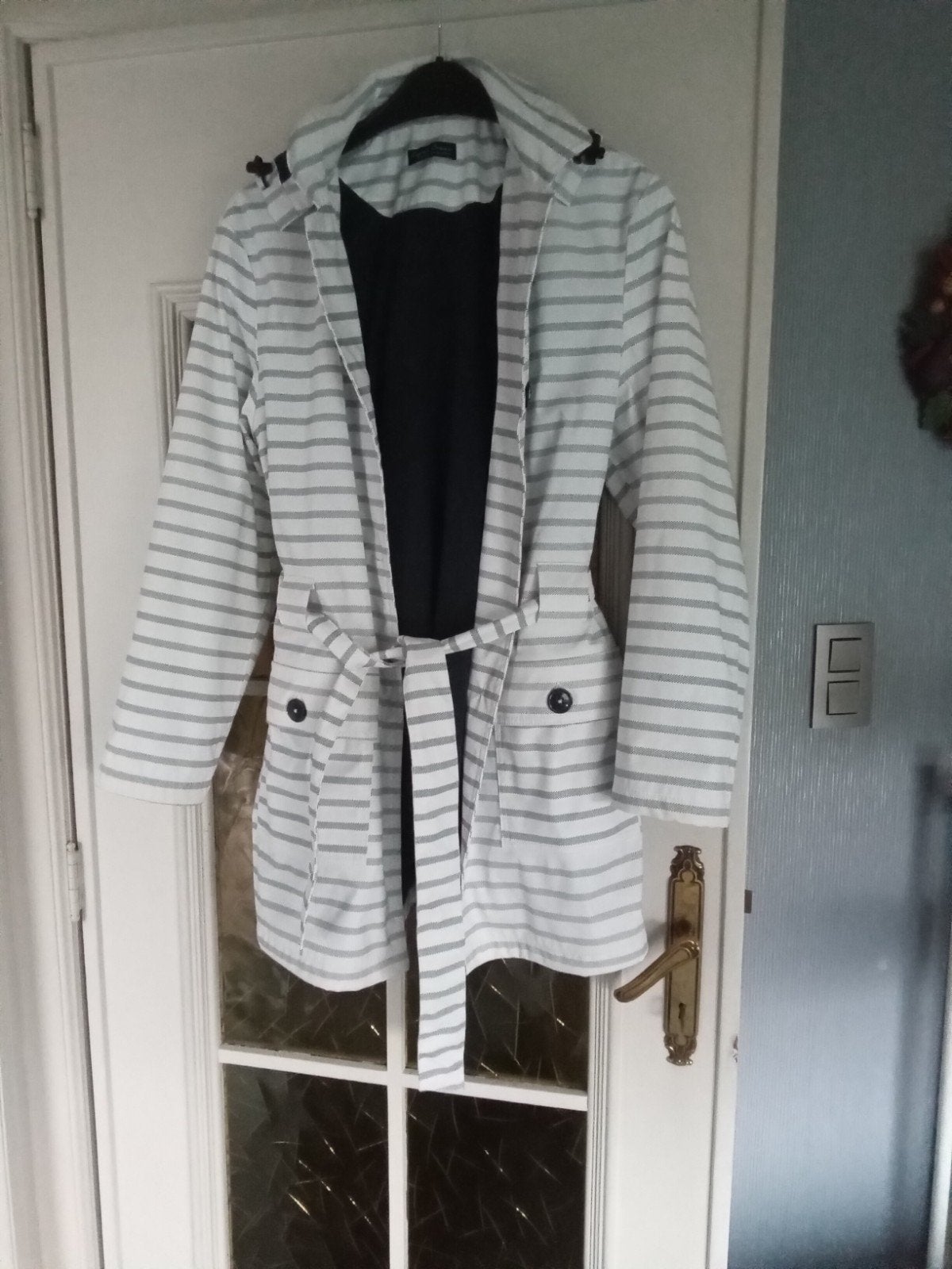 regenjas, Ophalen, Maat 38/40 (M), Blauw