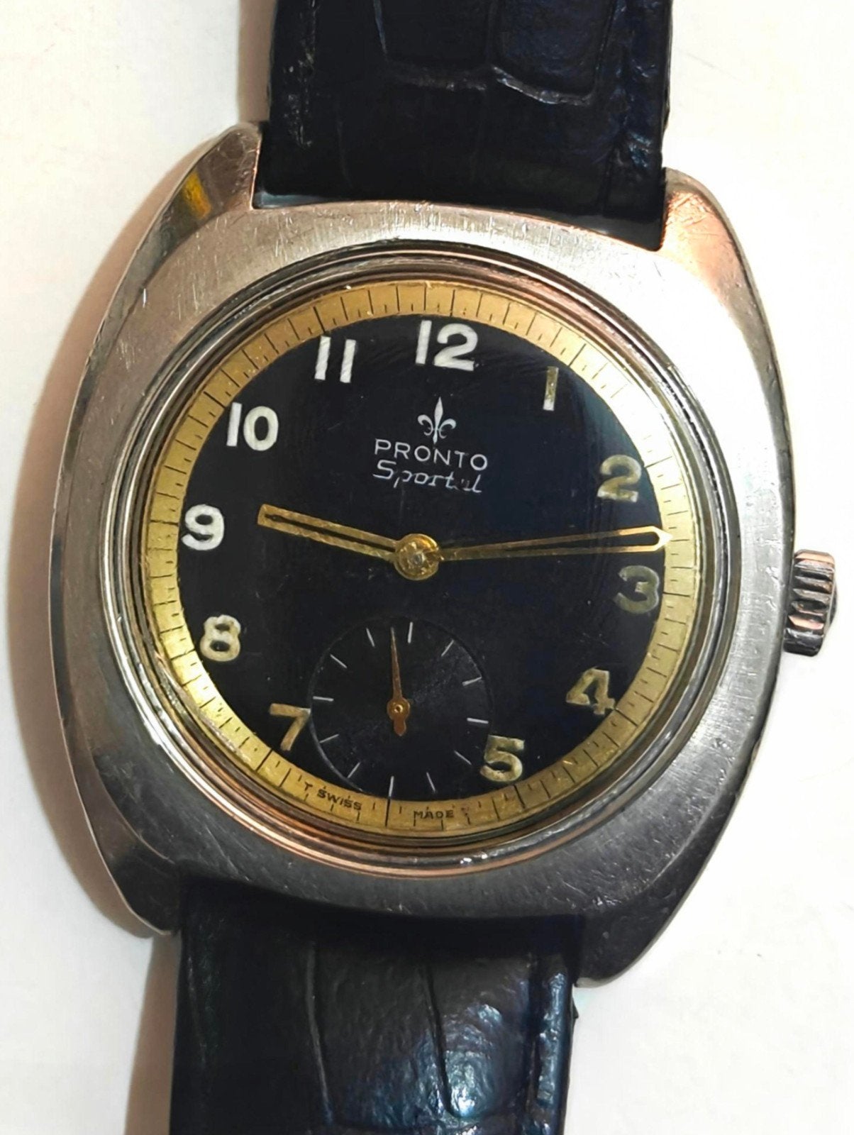 Vintage horloge, Ophalen of Verzenden, Staal