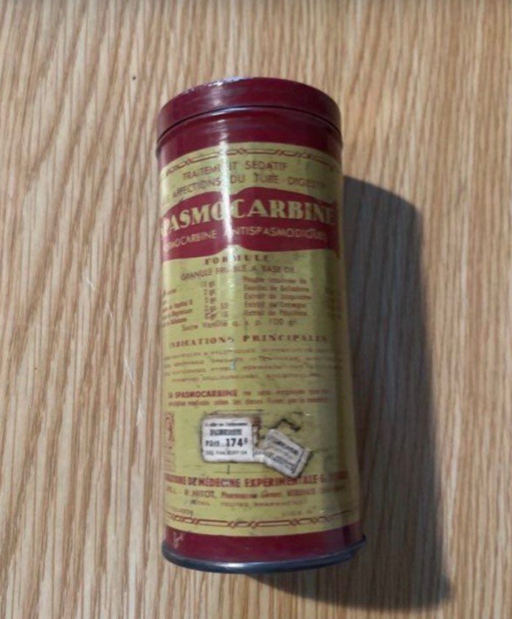 Ancienne boîte métallique, Enlèvement ou Envoi, Utilisé
