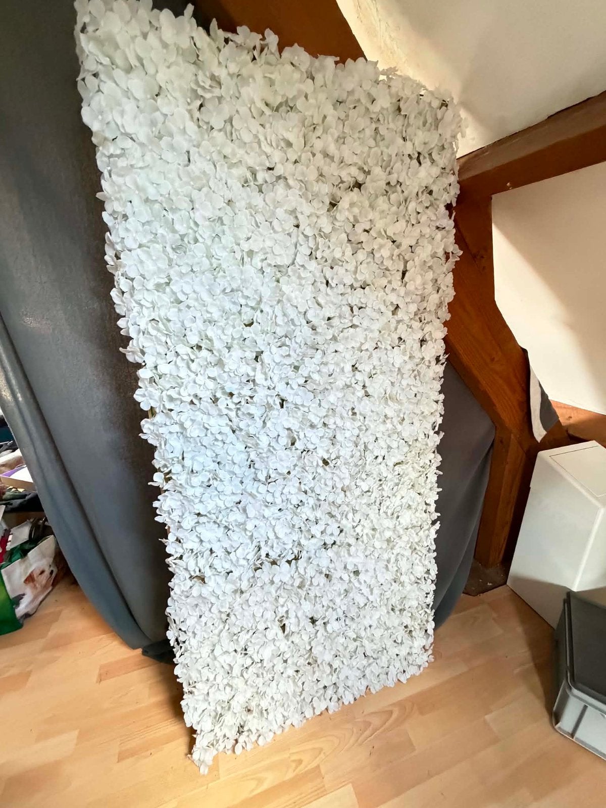 Bloemen  paneel, Ophalen