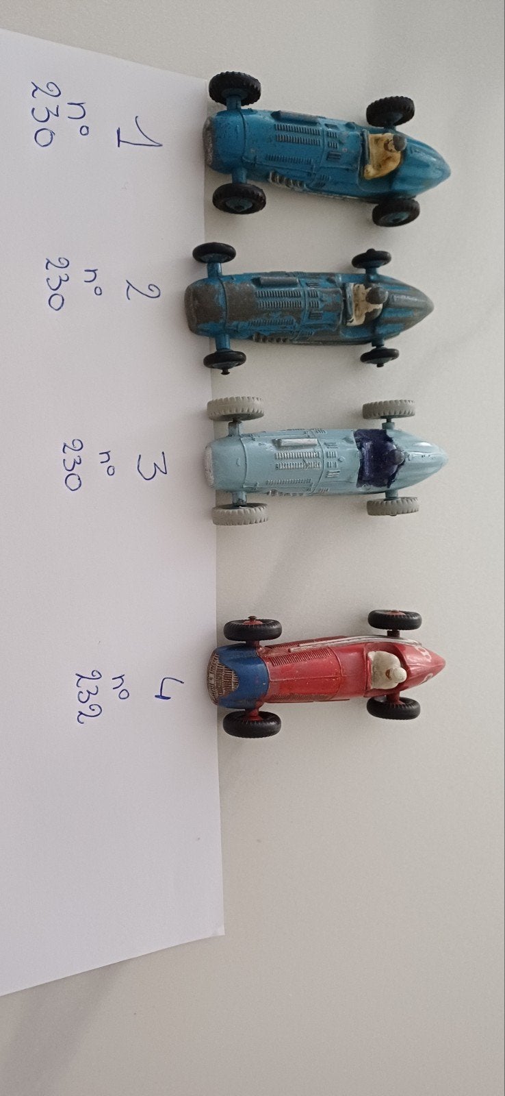 Dinky toys autootjes, Enlèvement