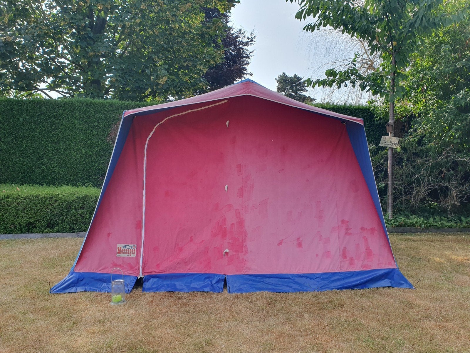 Stevige vintage canvas tent, Caravans en Kamperen, Ophalen