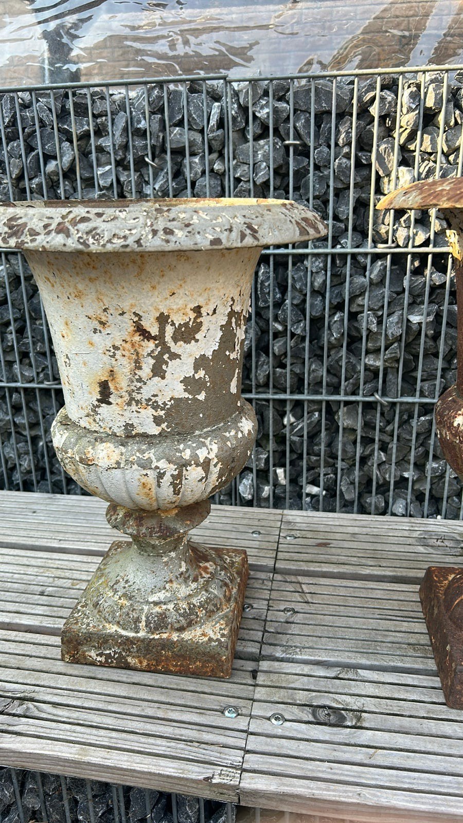 vases de jardin lourds, Enlèvement, Utilisé