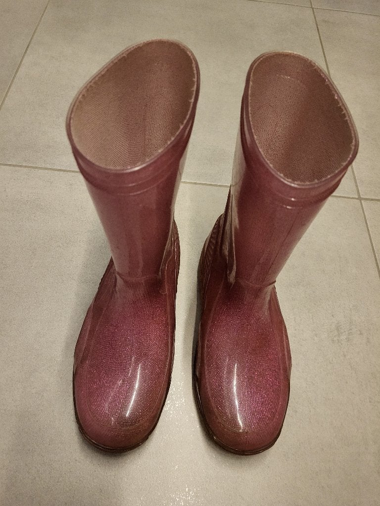 Regenlaarzen maat 33, Kinderen en Baby's, Ophalen, Gebruikt, Meisje, Laarzen
