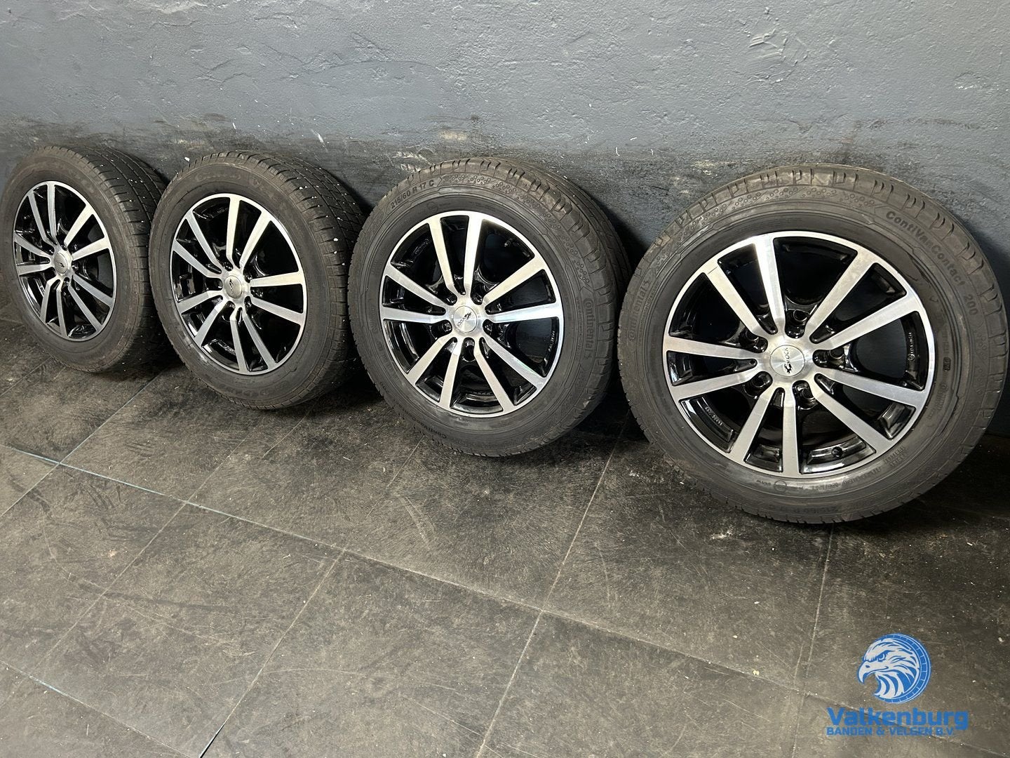 6.5mm! Ford Transit Custom 17 inch zwart Brock velgen 5x160, Auto-onderdelen, Banden en Velgen, -, -, Banden en Velgen, 17 inch