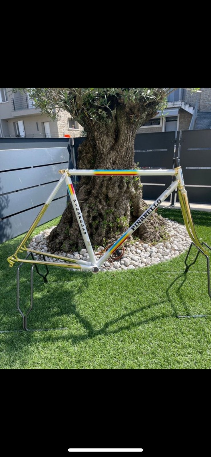 Pinarello Banesto Gold Team frame 1991, Kinderen en Baby's, Speelgoed | Buiten | Speeltoestellen, Ophalen, Zo goed als nieuw