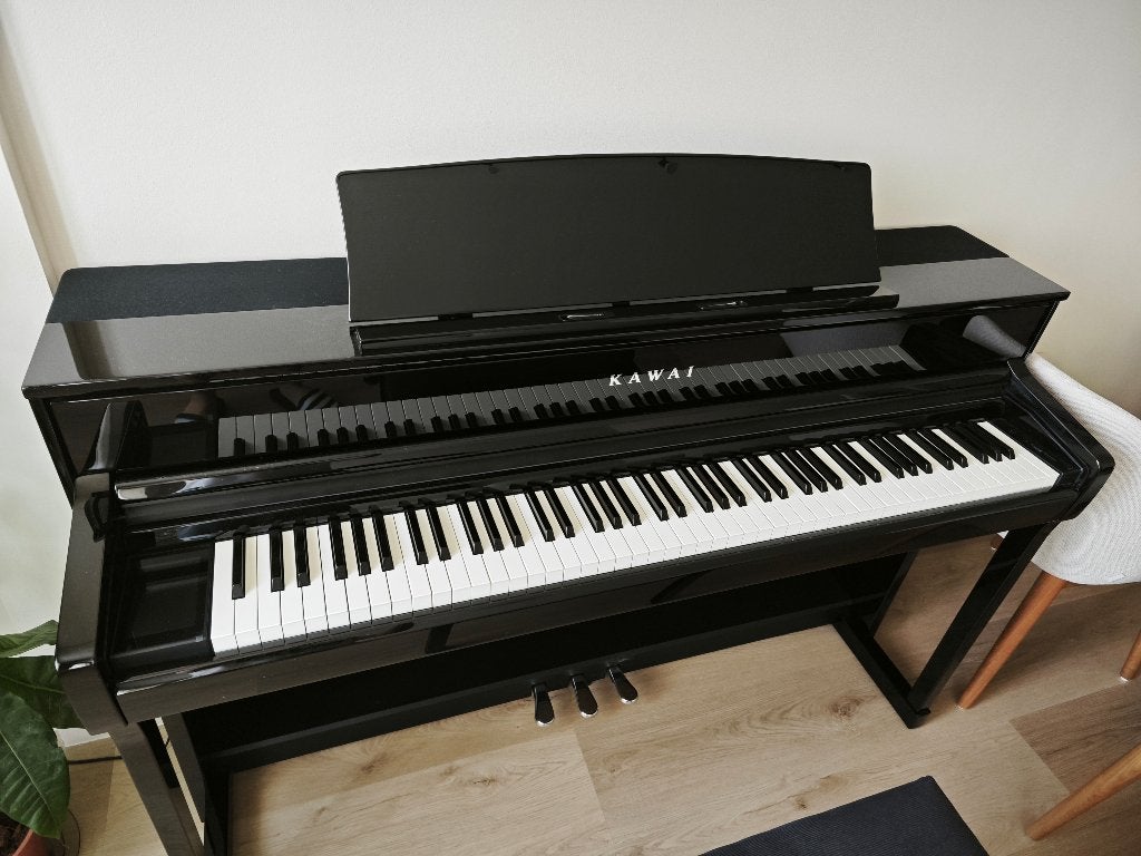 Kawai CA701 Piano - Zwart Hoogglans, Muziek en Instrumenten, Ophalen, Zwart, Zo goed als nieuw, Piano