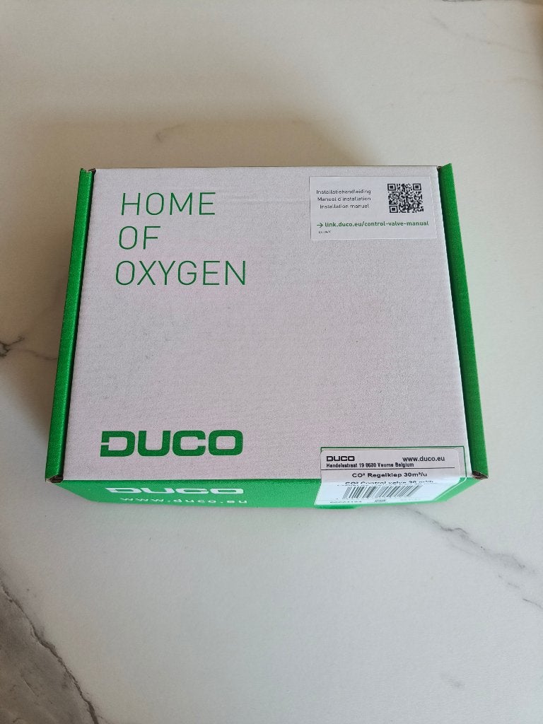 Duco CO2 regelklep 30m3/h  DucoBox Focus, Doe-het-zelf en Bouw, Ophalen, Nieuw
