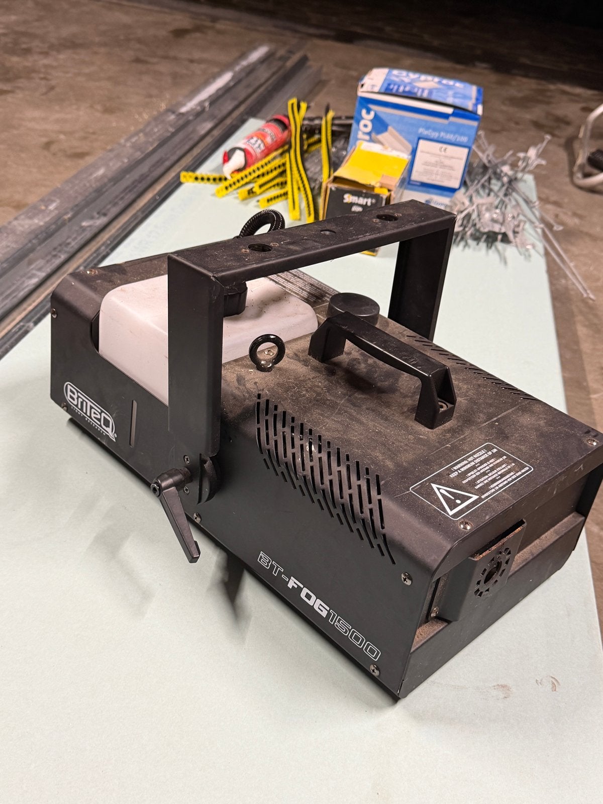 Briteq bt fog 1500 ip65 rookmachine, Ophalen of Verzenden, Zo goed als nieuw, Rookmachine