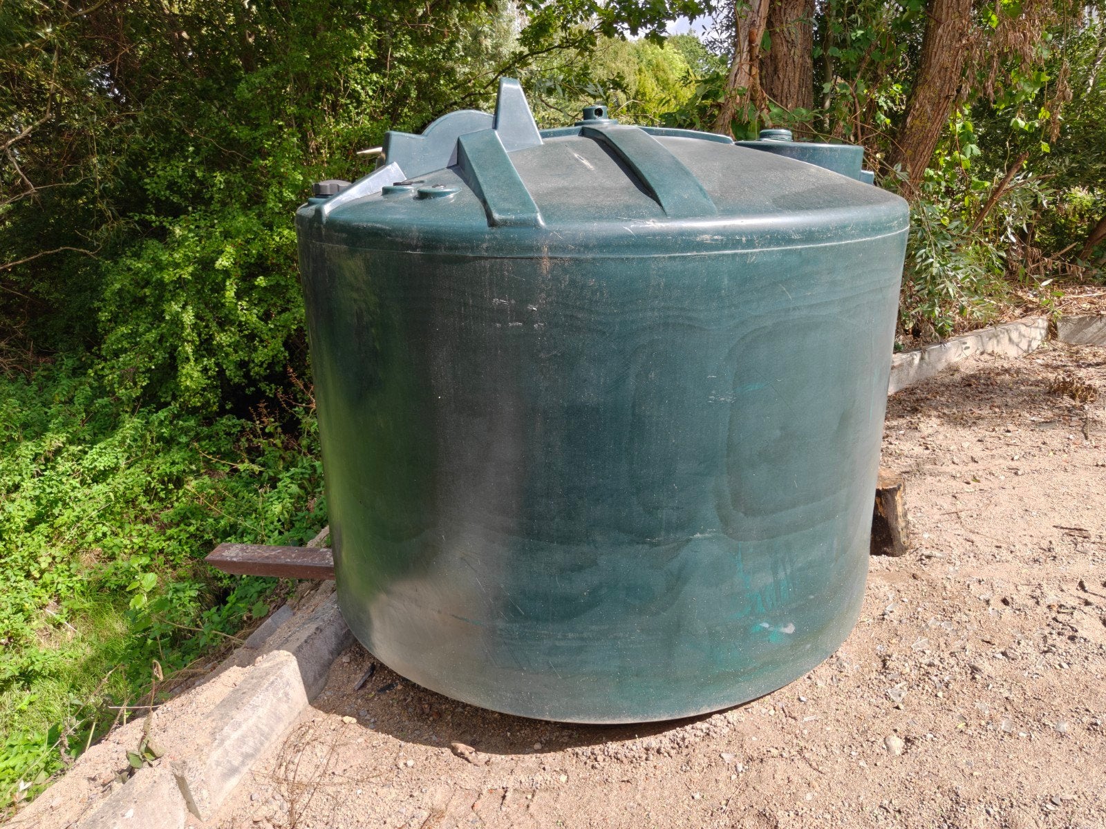 opslagtank 3500L enkelwandig PE, Ophalen