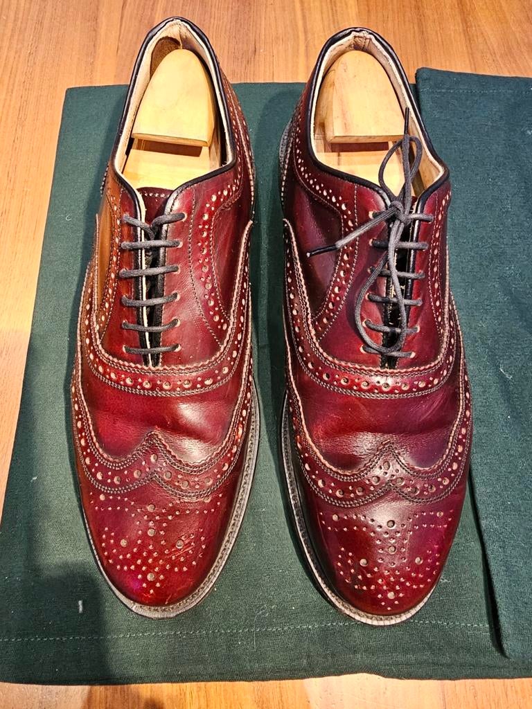 Richelieu volledige brogue Lord Charles maat 9,5, Kleding | Heren, Schoenen, Overige kleuren, Ophalen of Verzenden, Gedragen, Lord Charles
