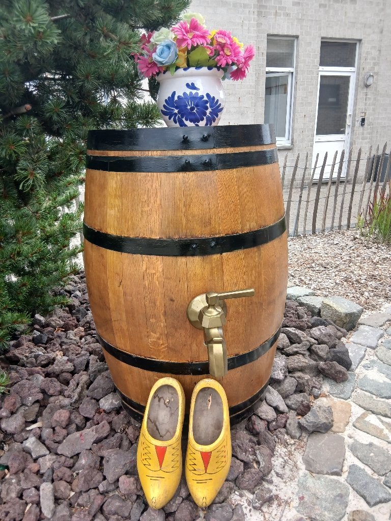 wijnvat & regenton & antiek & antieke kraan, Tuin en Terras, Regentonnen, Ophalen, Met kraantje, 150 liter of meer, Nieuw