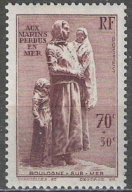 France 1939 - Yvert 447 - Pour les Marines (PF), Timbres & Monnaies, Timbres | Europe | France, Envoi, Non oblitéré