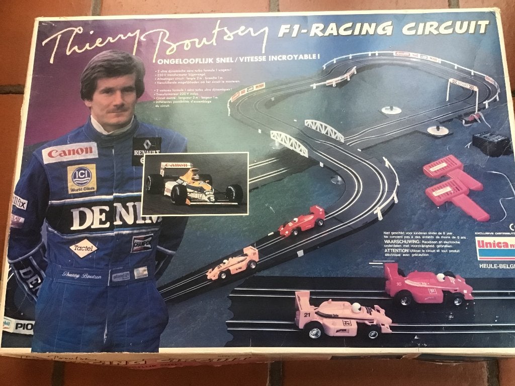 Vintage Thierry Boutsen F1 racing circuit, Ophalen of Verzenden, Gebruikt, Auto