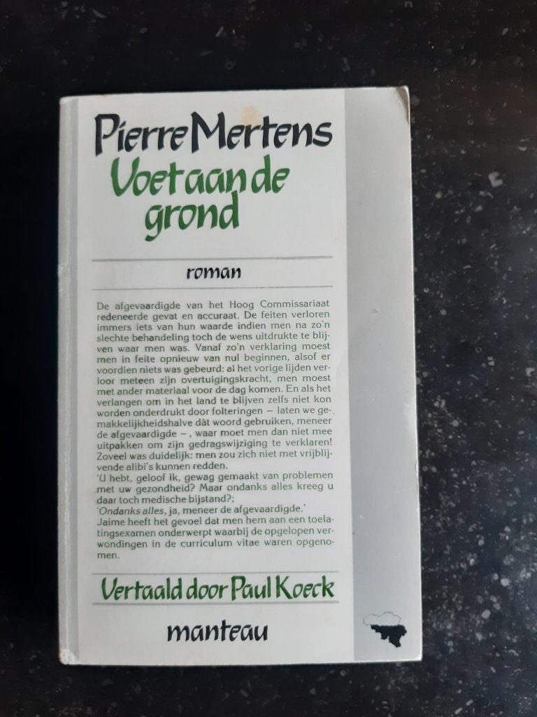 Pierre Mertens - Voet aan de grond, Ophalen, Gelezen, Pierre Mertens