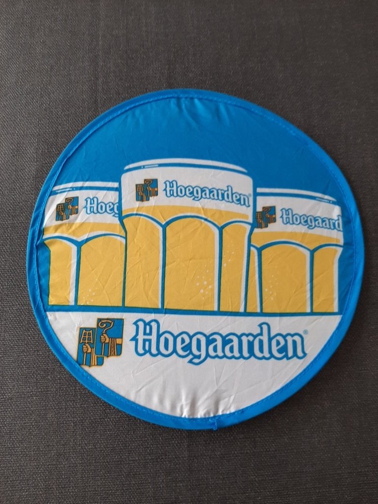 Hoegaarden item diameter 26 cm, Verzamelen, Ophalen, Nieuw, Reclamebord, Plaat of Schild, Overige merken