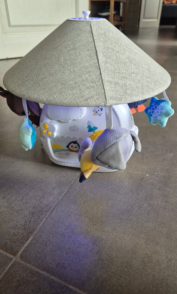 Doomoo nestje, houten babygym, tinylove lampje, Ophalen of Verzenden, Gebruikt, Babygym