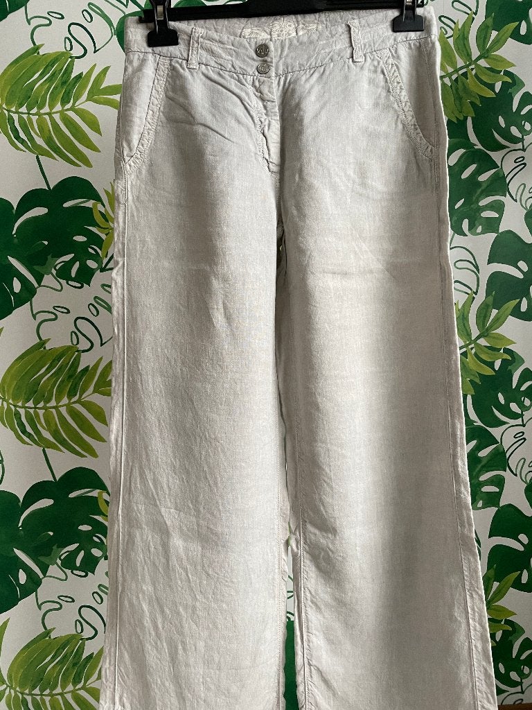Lange zomer broek grijs - Cambio - 38, Maat 38/40 (M), Cambio, Verzenden, Zo goed als nieuw