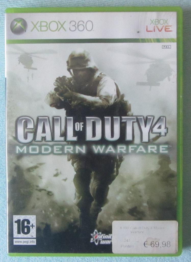 XBox 360 - Call of Duty - verzameling spelletjes - 5 stuks, Consoles de jeu & Jeux vidéo, Jeux | Xbox 360, Comme neuf, Aventure et Action