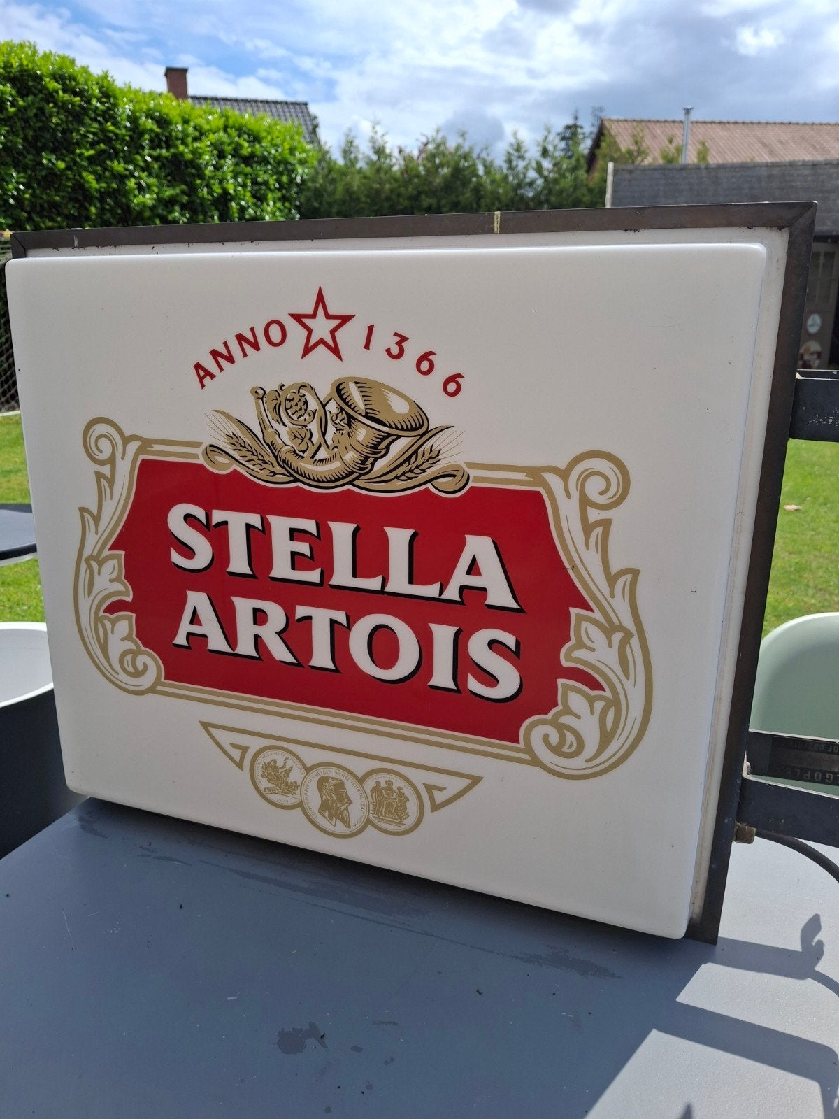 Lichtreclame Stella Artois, Ophalen, Gebruikt, Reclamebord, Plaat of Schild, Stella Artois