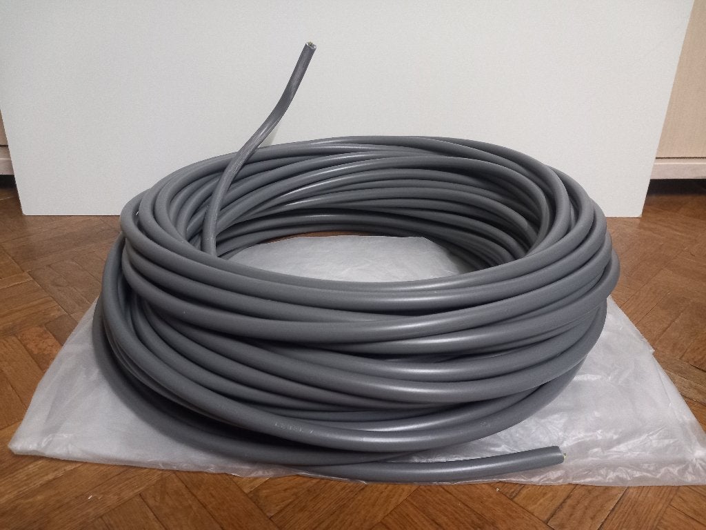 Câble XVB 5G2,5 Cca - Eupen - 50 Mètres, Bricolage & Construction, Enlèvement, Neuf, Câble ou Fil électrique