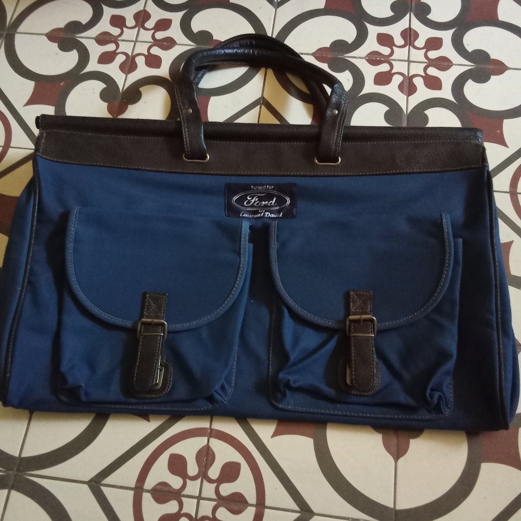 Laurent David, Handtassen en Accessoires, Tassen | Damestassen, Ophalen of Verzenden, Zo goed als nieuw, Blauw, Overige typen