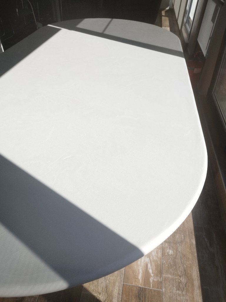 Mortex Eettafel - Wit naturel, Huis en Inrichting, Tafels | Eettafels, Mortex, 100 tot 150 cm, Ophalen of Verzenden, Vijf personen of meer