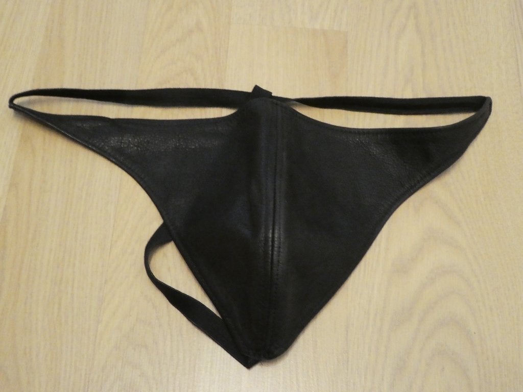String Leather Black, Vêtements | Hommes, Enlèvement ou Envoi, Noir, Slip